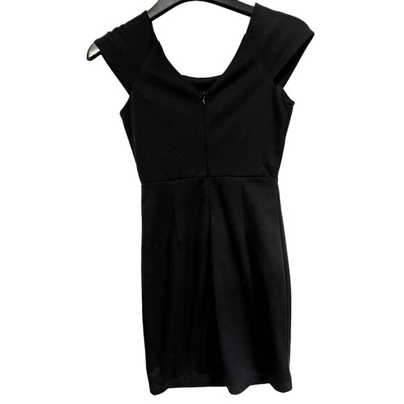 Wet Seal Little Black Dress with Studs Sz Small Womens Bodycon Fitted Minidress - Picture 2 of 9